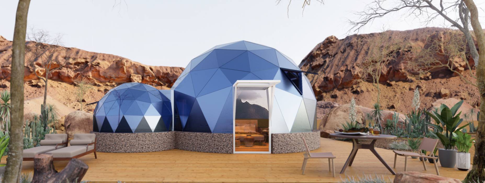 孟村球形智能光伏玻璃星空房